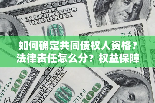 济南如何确定共同债权人资格？法律责任怎么分？权益保障技巧揭秘！