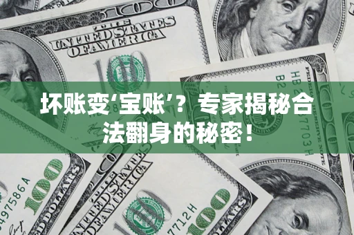 济南坏账变‘宝账’？专家揭秘合法翻身的秘密！