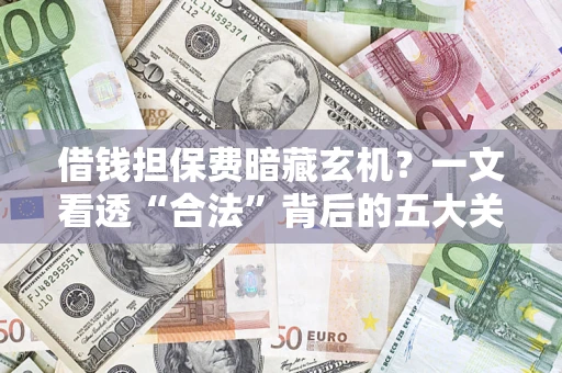 济南借钱担保费暗藏玄机？一文看透“合法”背后的五大关键陷阱