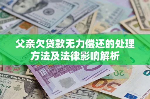 济南父亲欠贷款无力偿还的处理方法及法律影响解析