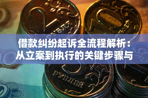 济南借款纠纷起诉全流程解析：从立案到执行的关键步骤与防败诉指南